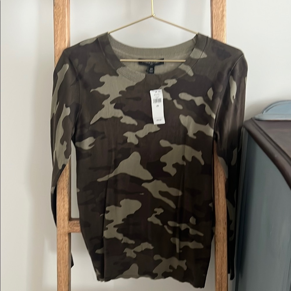 Banana Republic Green Fitted Hoodie Sweatshirt